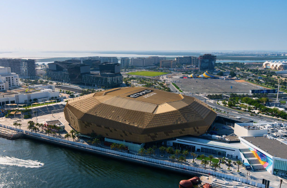 Etihad Arena in Abu Dhabi